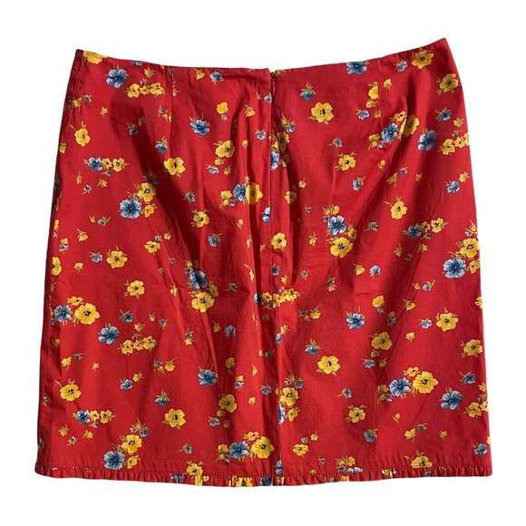 Jones New York Petites Stretch Floral Mini Skirt Size 12P - Picture 4 of 9